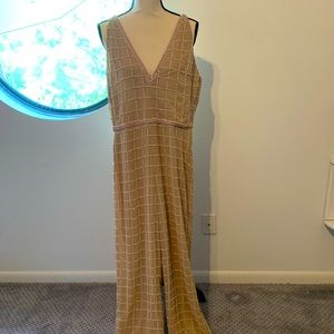 Beaded jumpsuit perfect for any occasion.